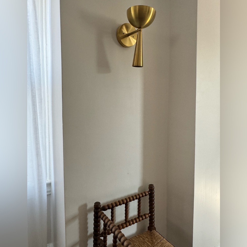New Brass Art Deco Sconce